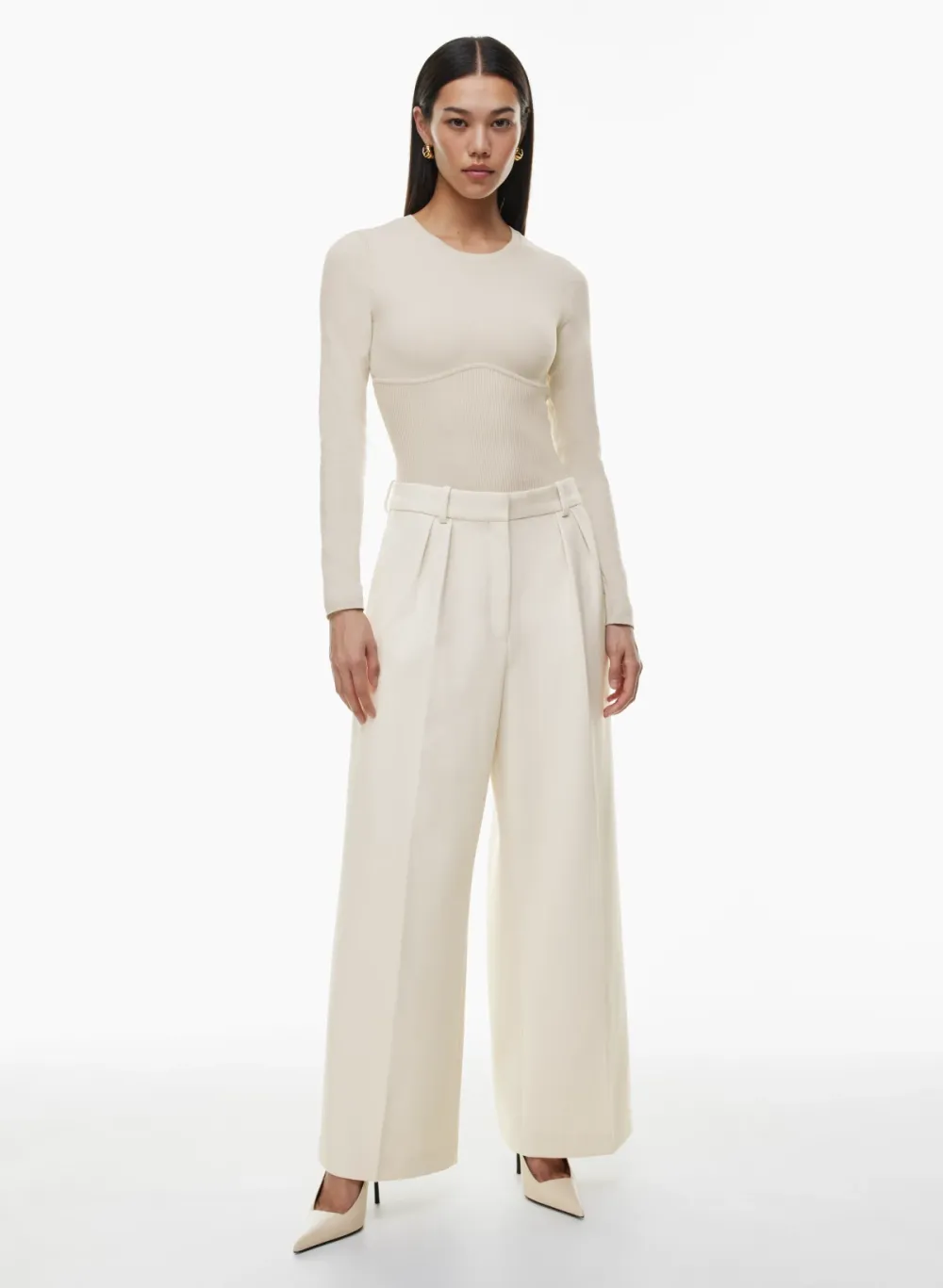 sculpt knit empire longsleeve