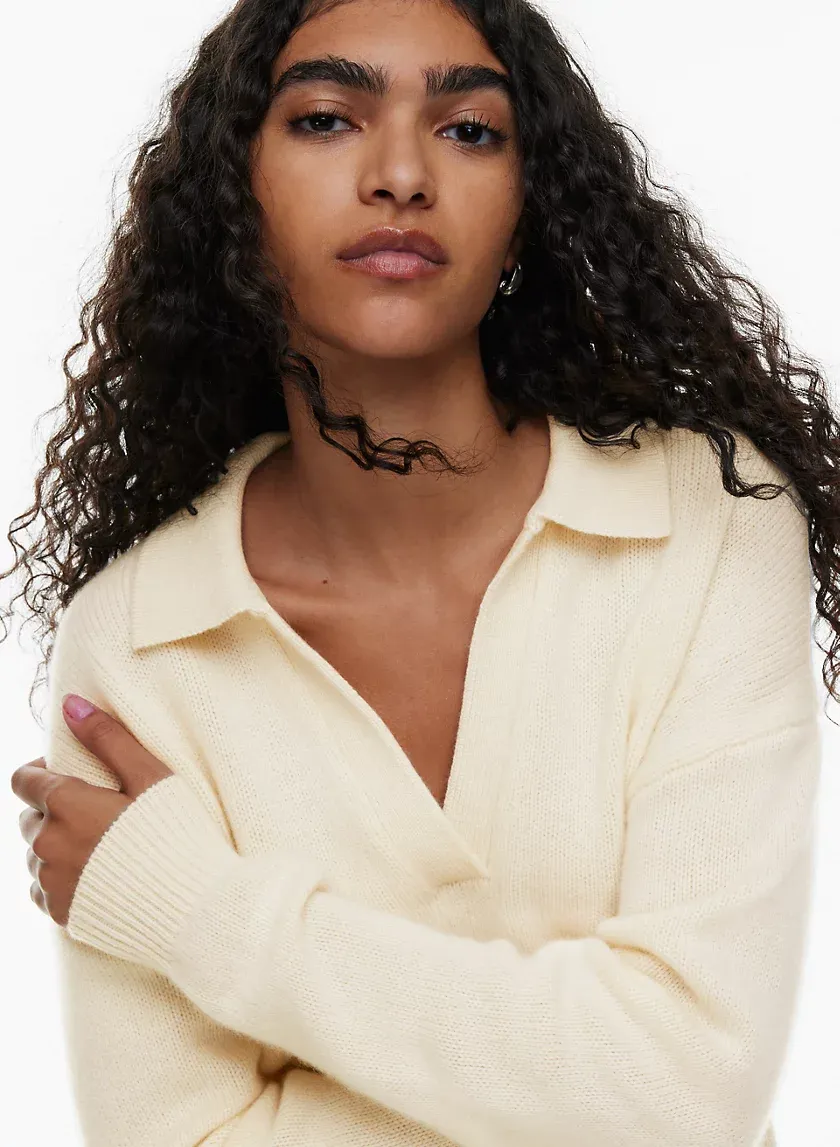 luxe cashmere clara sweater