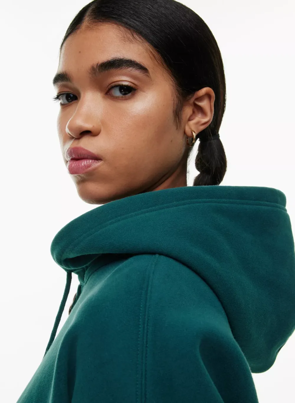 cozy fleece boyfriend boxy zip hoodie