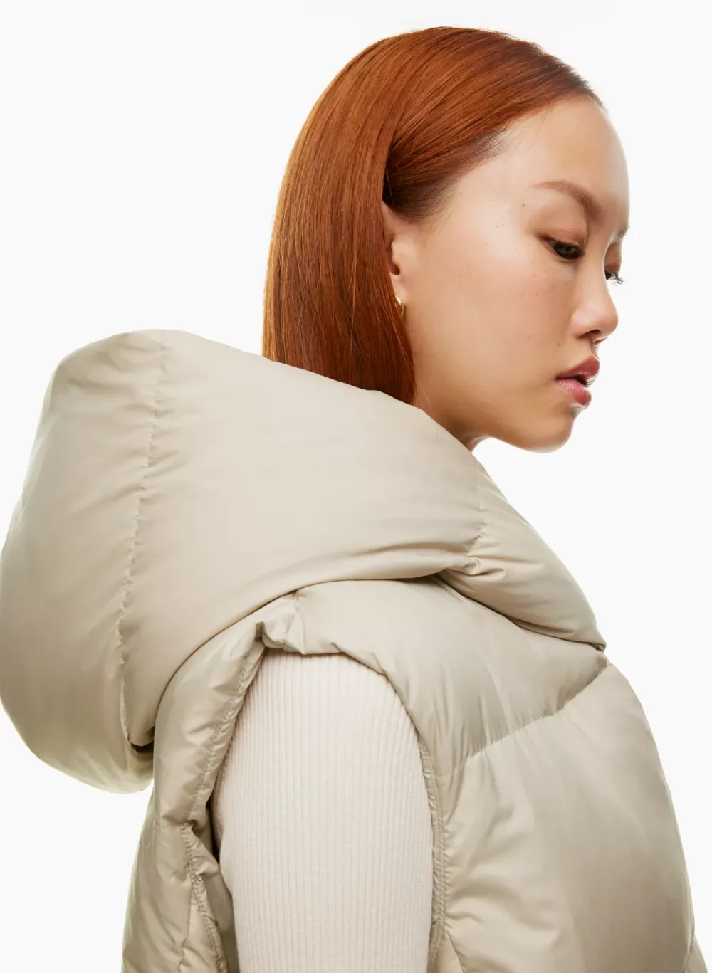 the duvet puffer vest