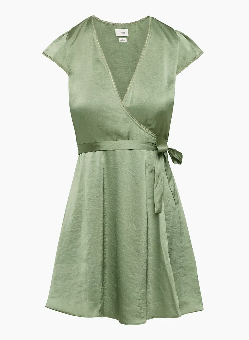 mademoiselle satin dress