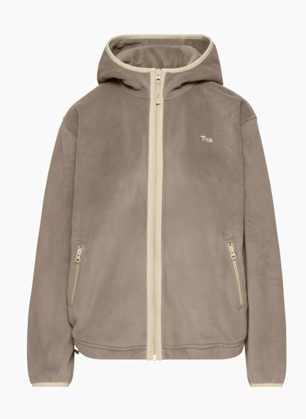 sno polar oversized zip hoodie