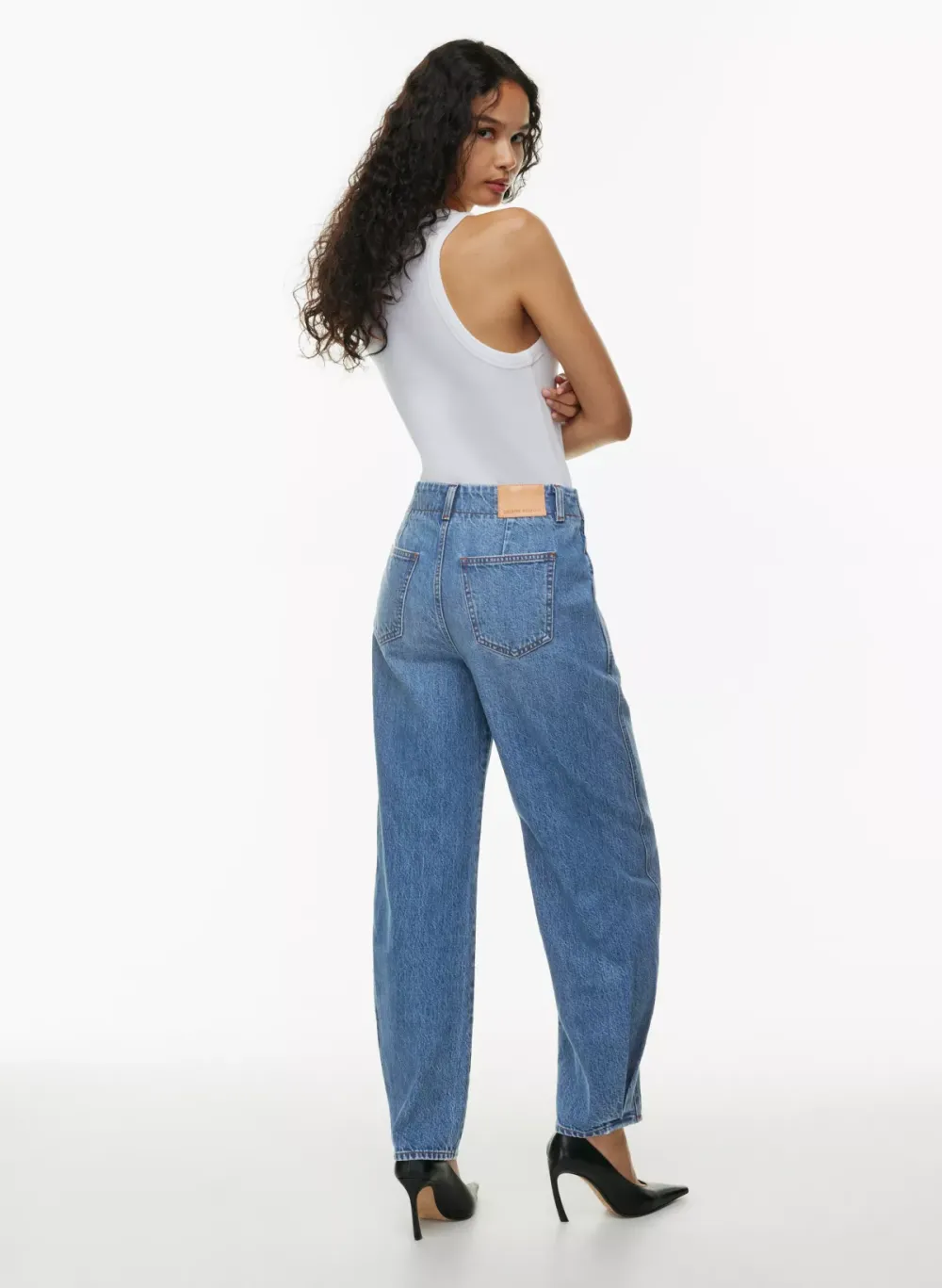 the '90s lana hi-rise baggy trouser jean