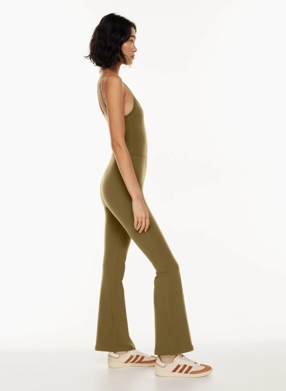 divinity kick flare jumpsuit