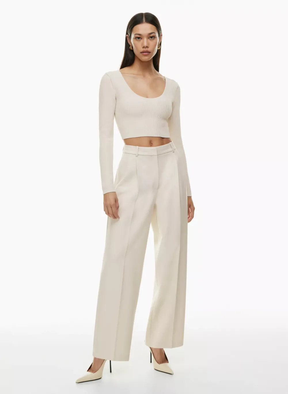 sculpt knit scoopneck longsleeve