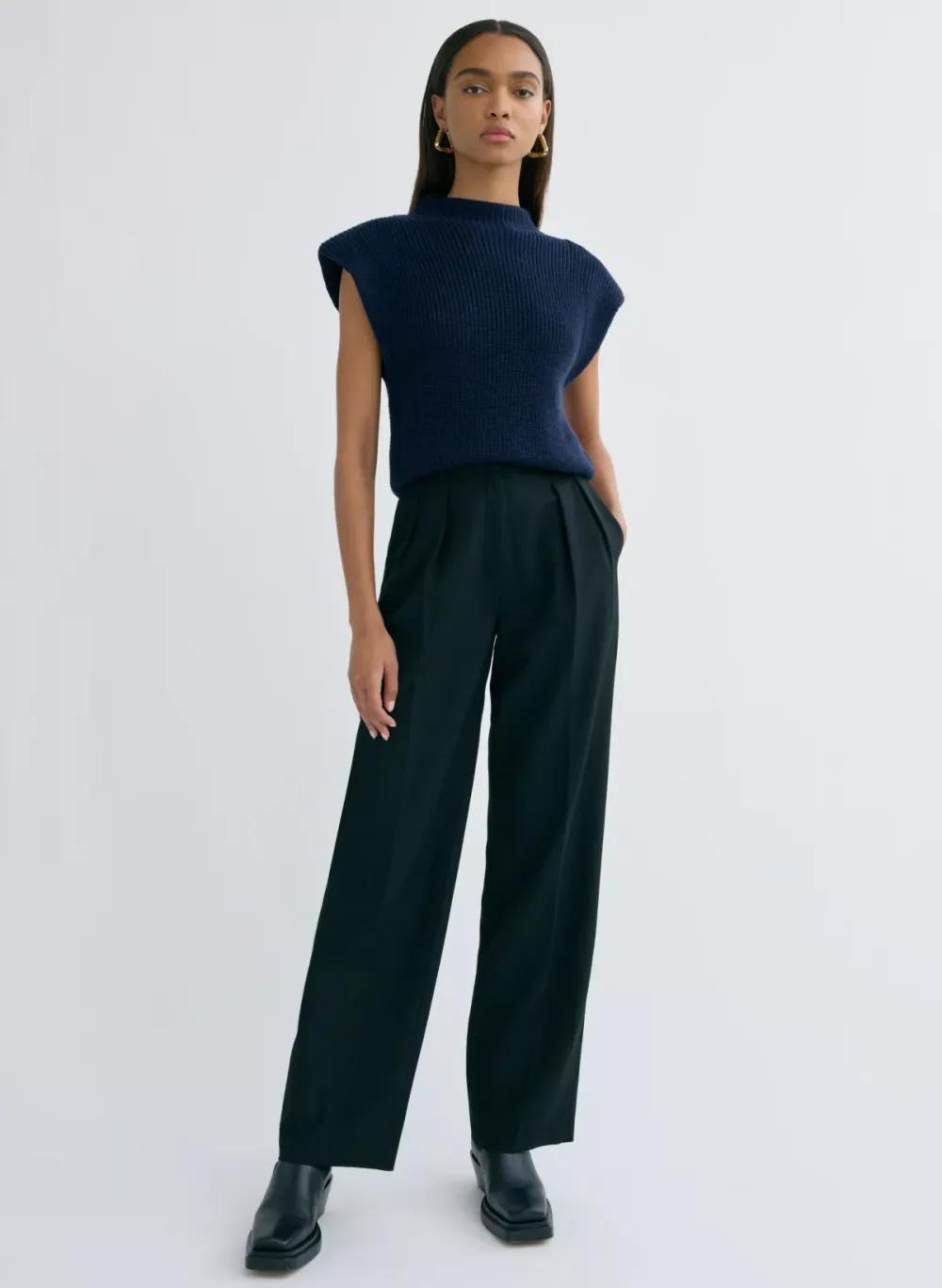 hazlitt sweater vest