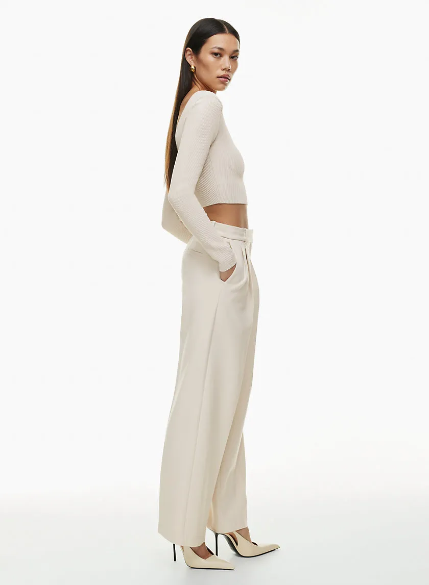 sculpt knit scoopneck longsleeve