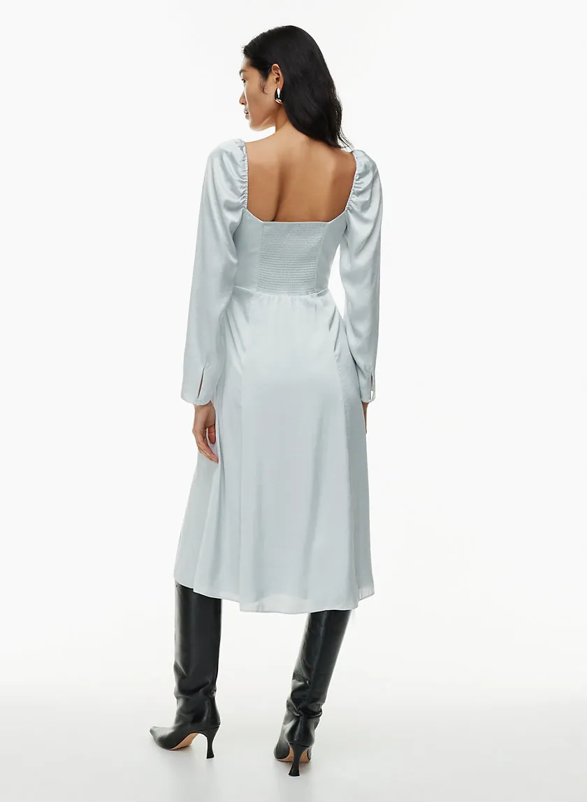 bridgerton satin dress