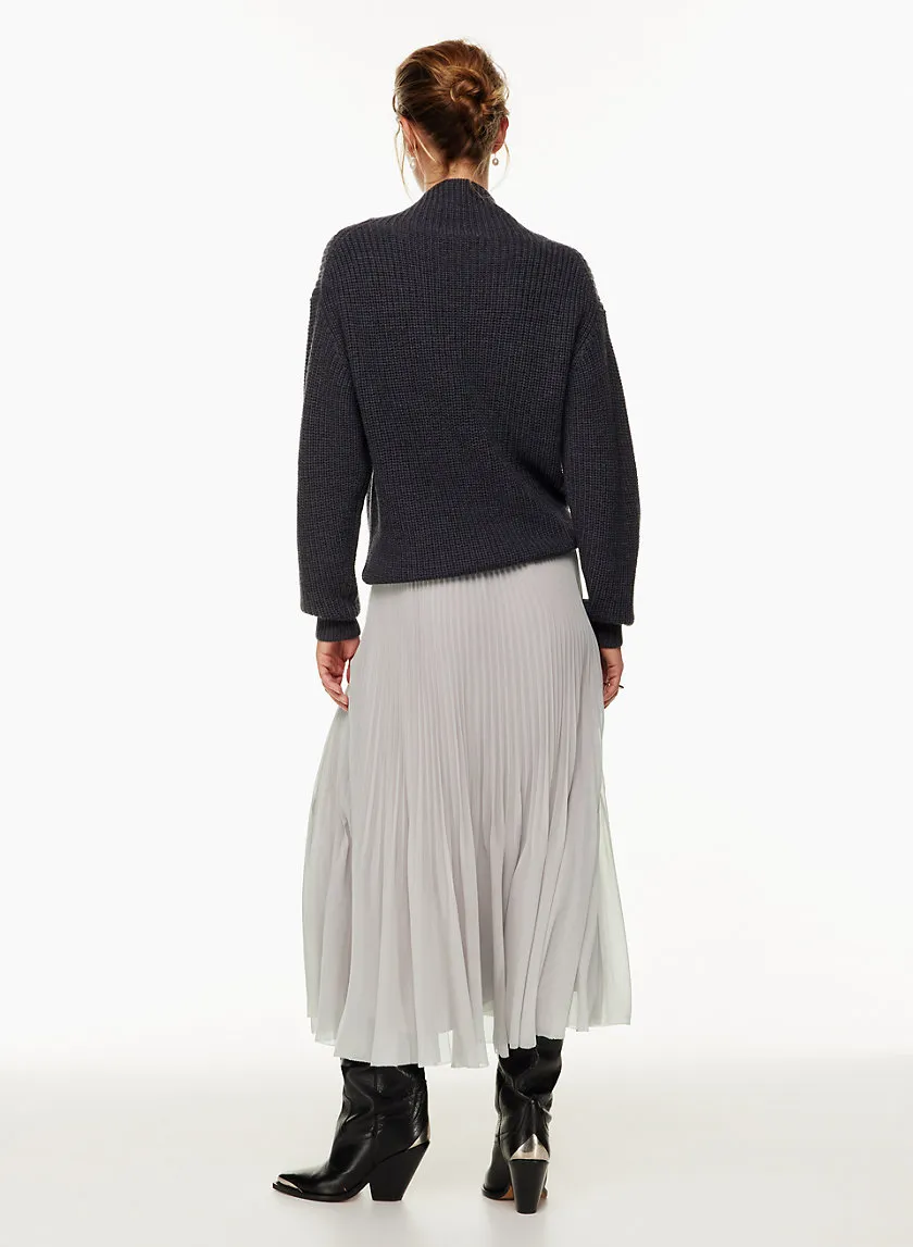 twirl midi skirt