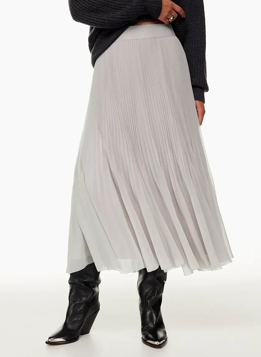 twirl midi skirt