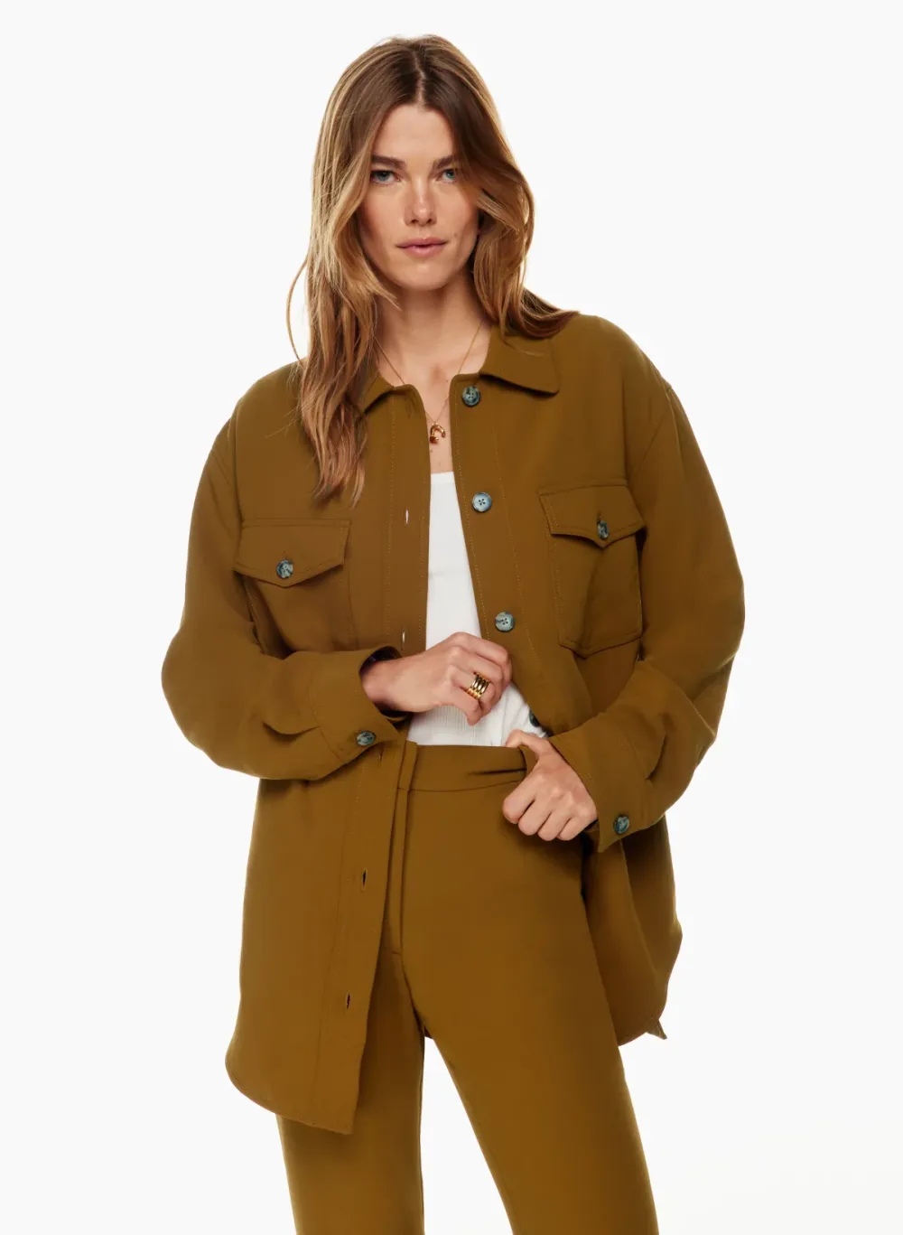 the gannaTM shirt jacket