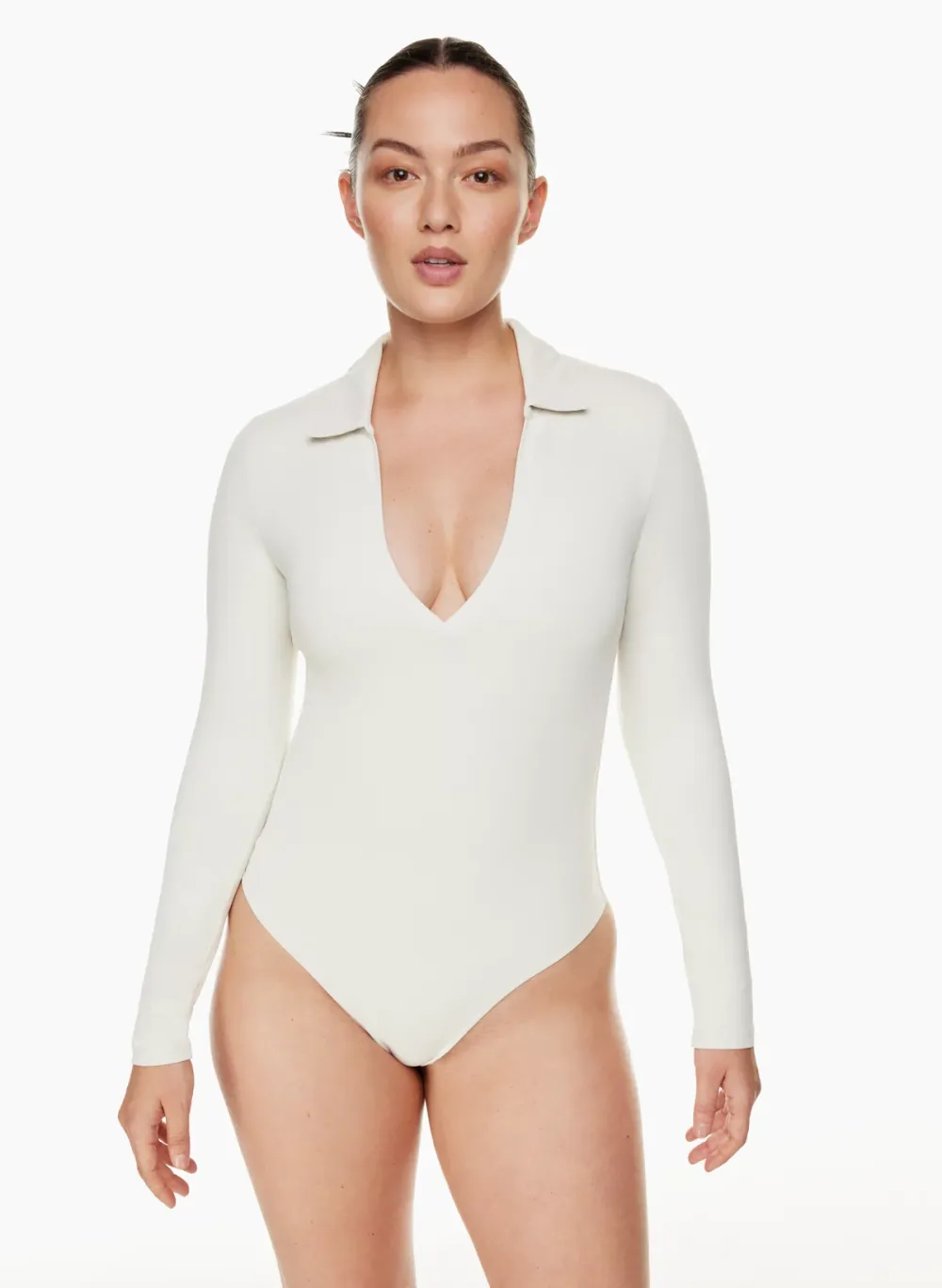 contour polo longsleeve bodysuit