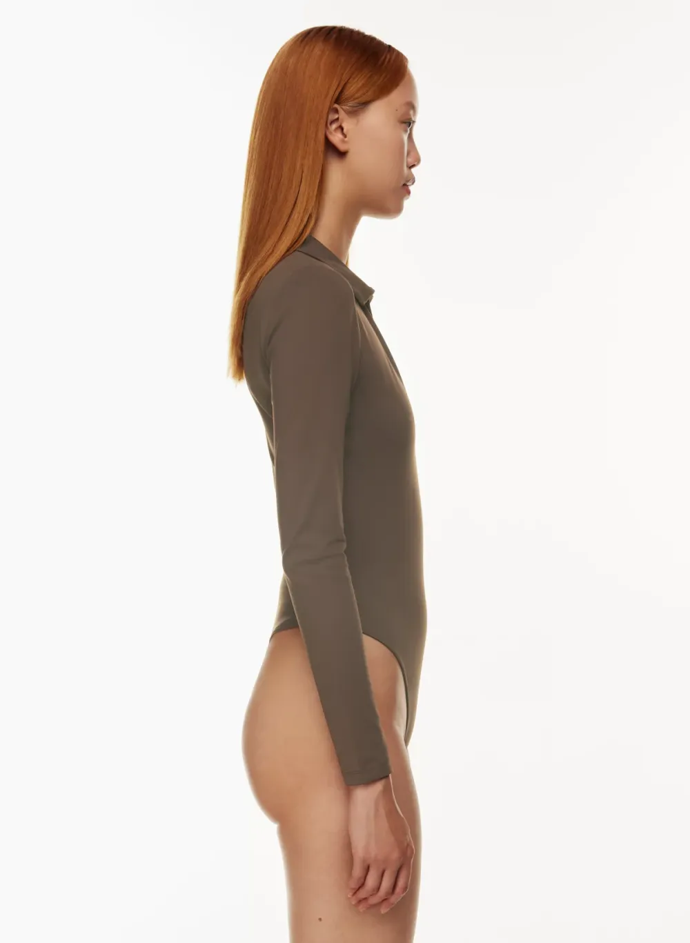 contour polo longsleeve bodysuit