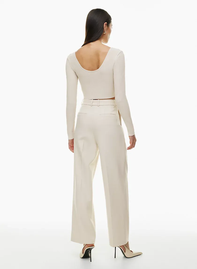 sculpt knit scoopneck longsleeve