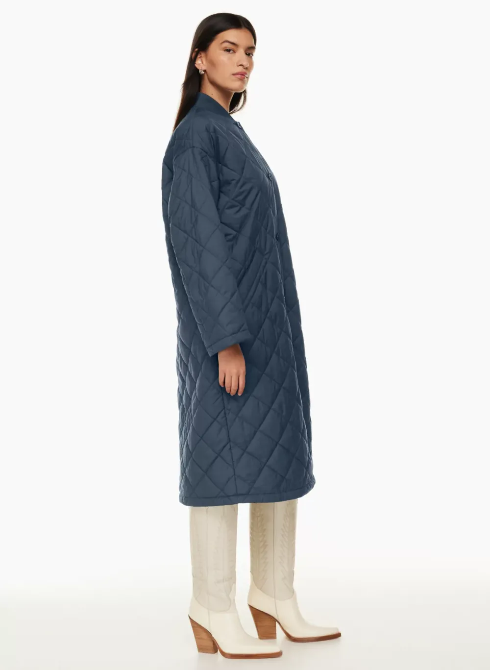 pavant quilted long jacket