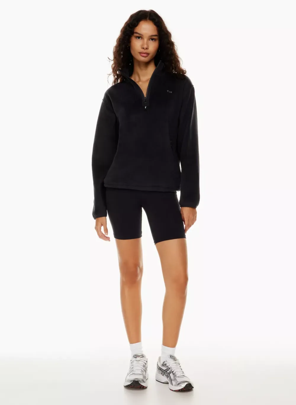 sno polar 1⁄4 zip hip sweater