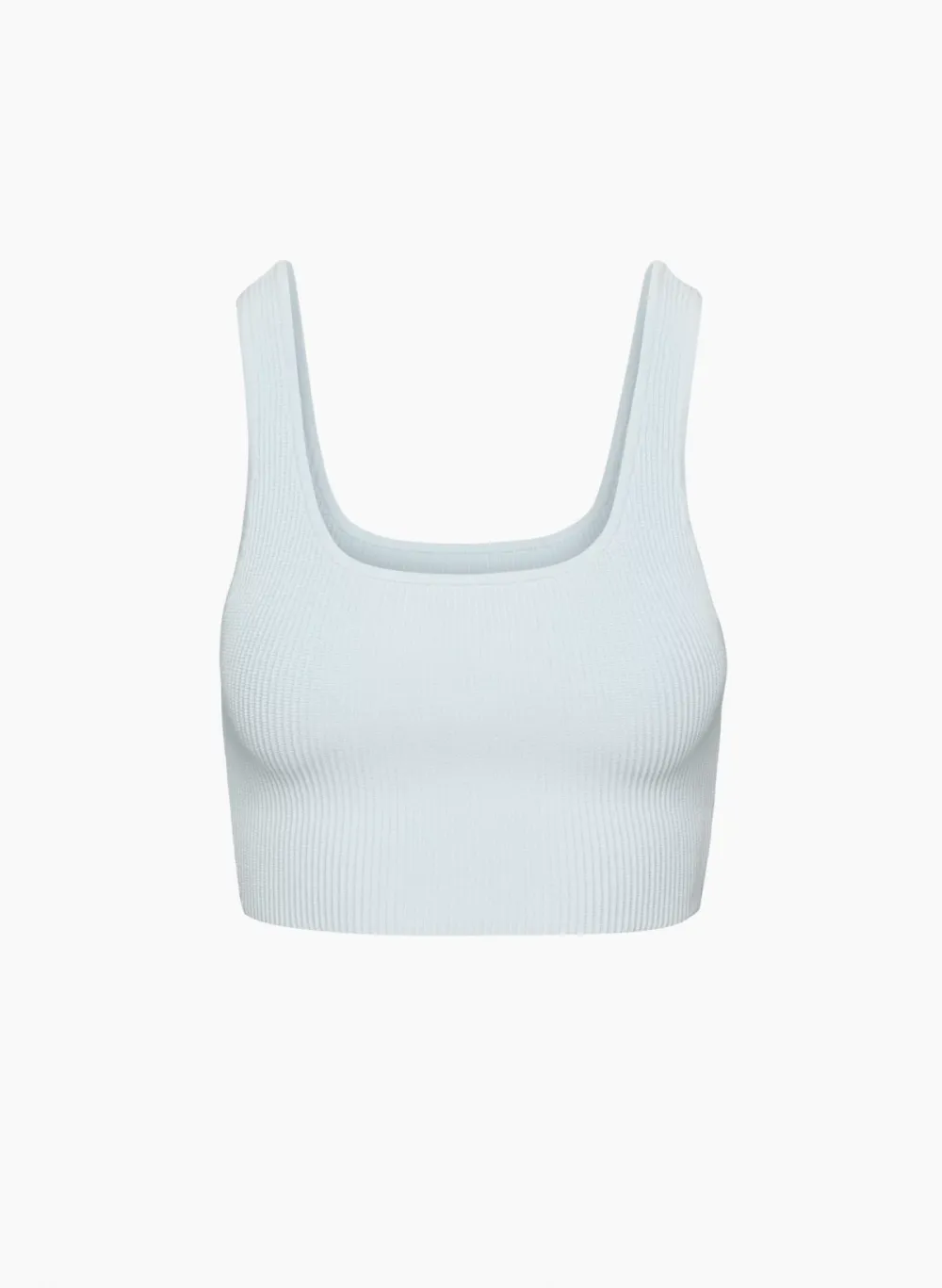 sculpt knit squareneck cropped tank