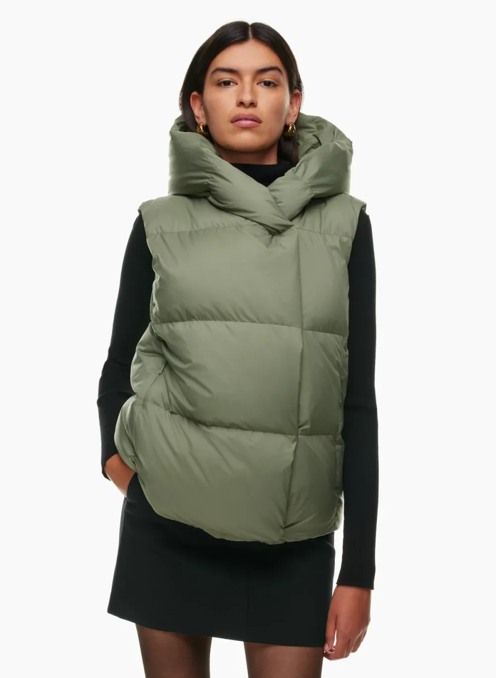 the duvet puffer vest