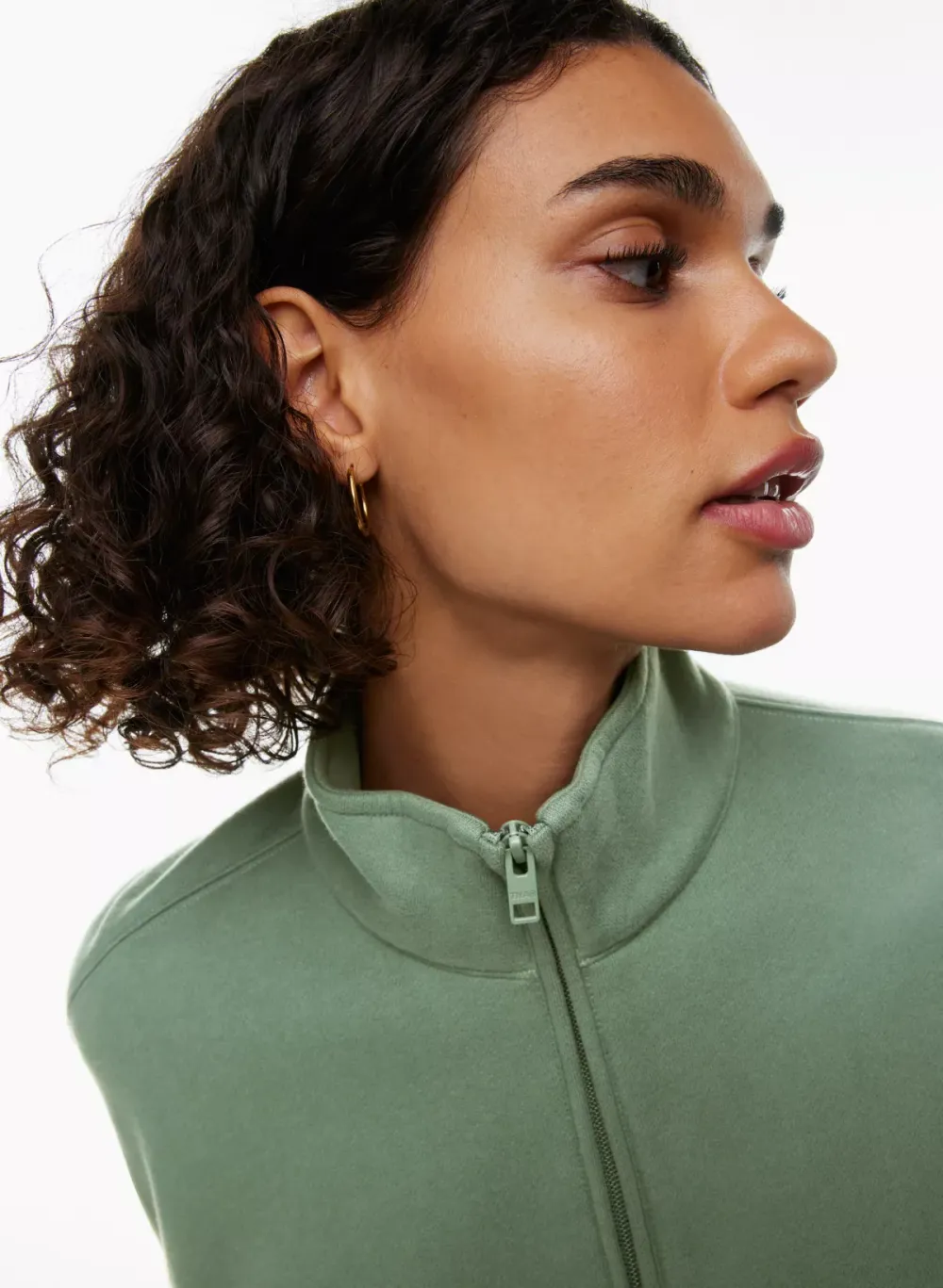 cozy fleece boyfriend 1/4 zip sweatshirt