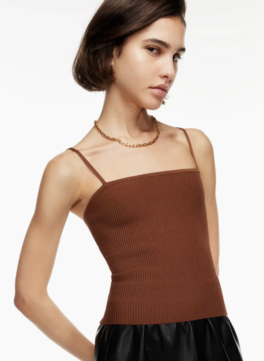 sculpt knit cami tank