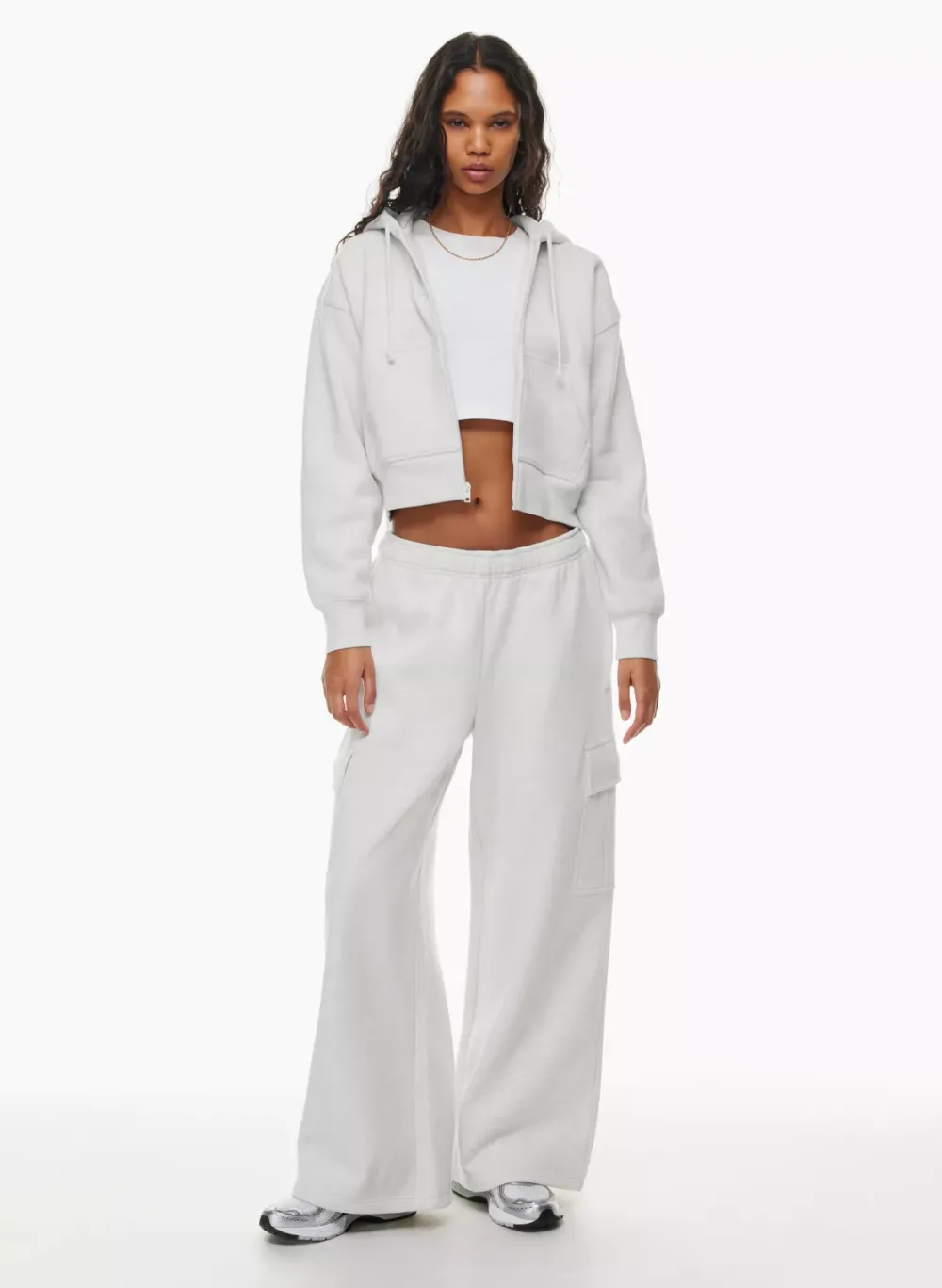 cozy fleece boyfriend boxy zip hoodie