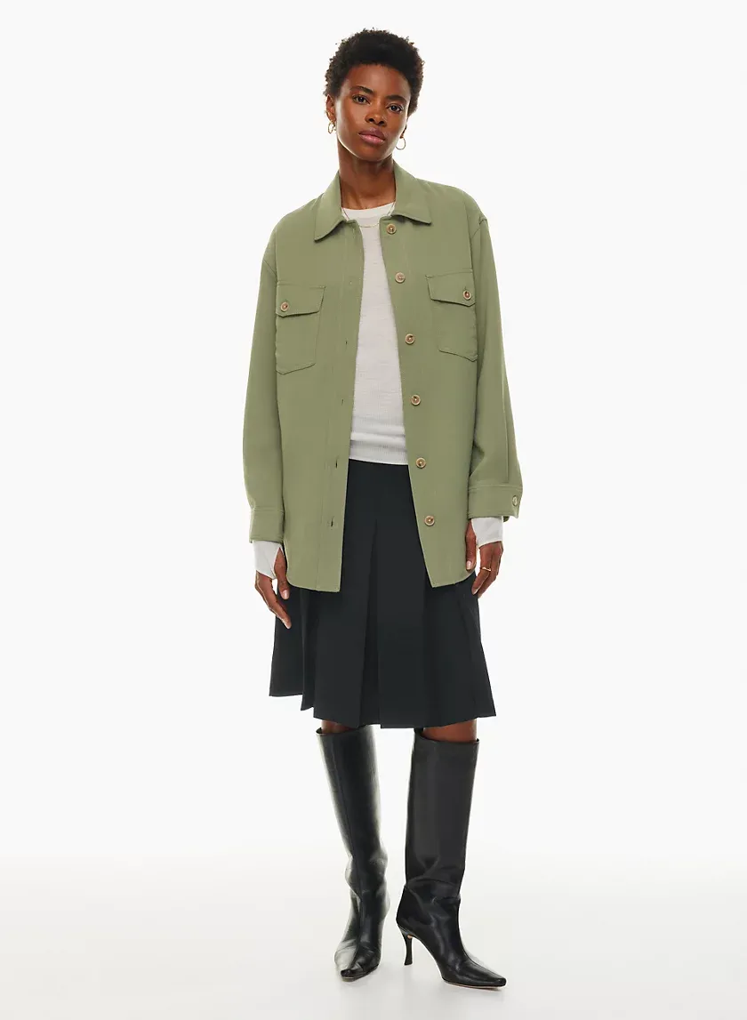 the gannaTM shirt jacket