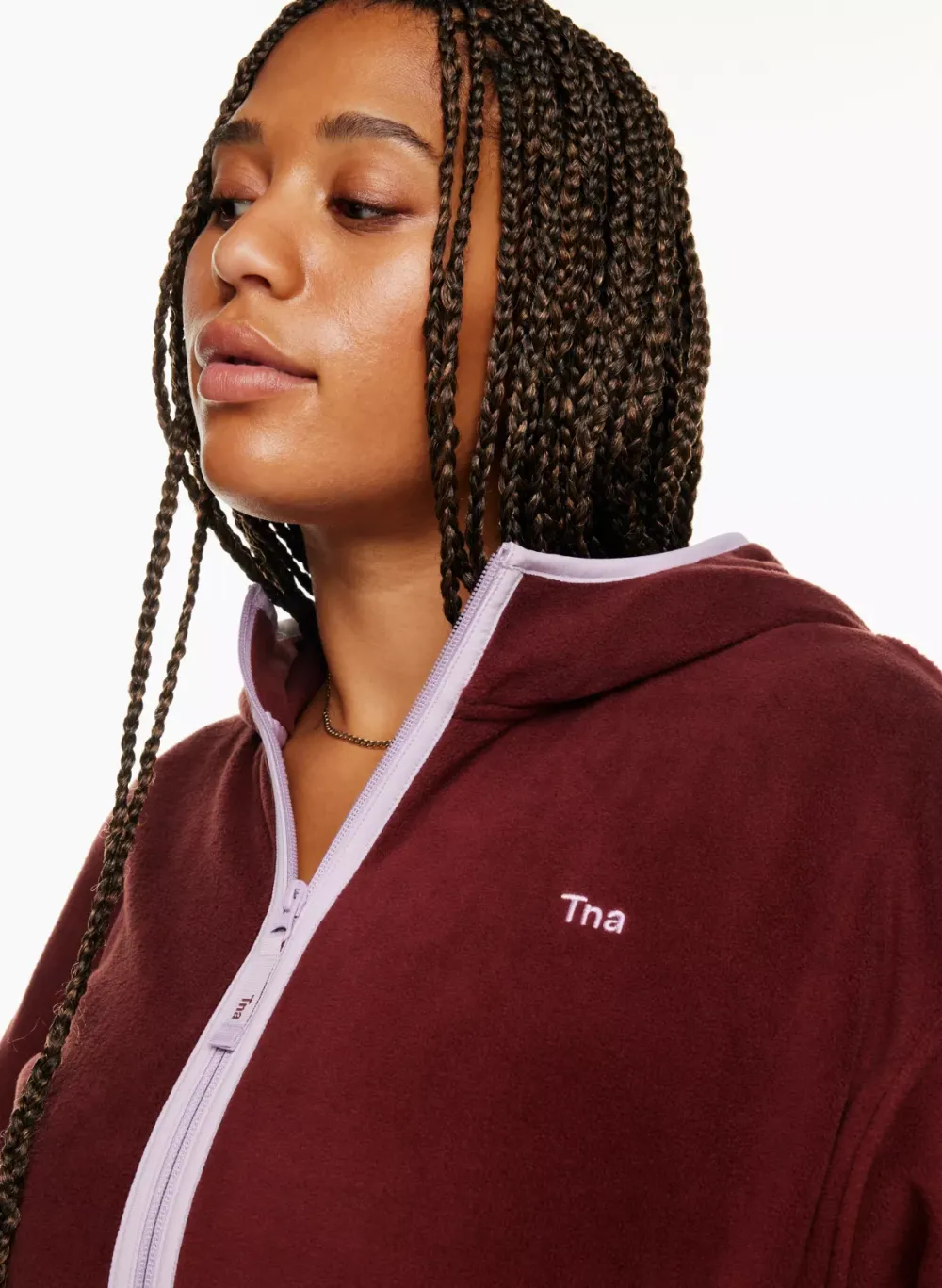 sno polar oversized zip hoodie