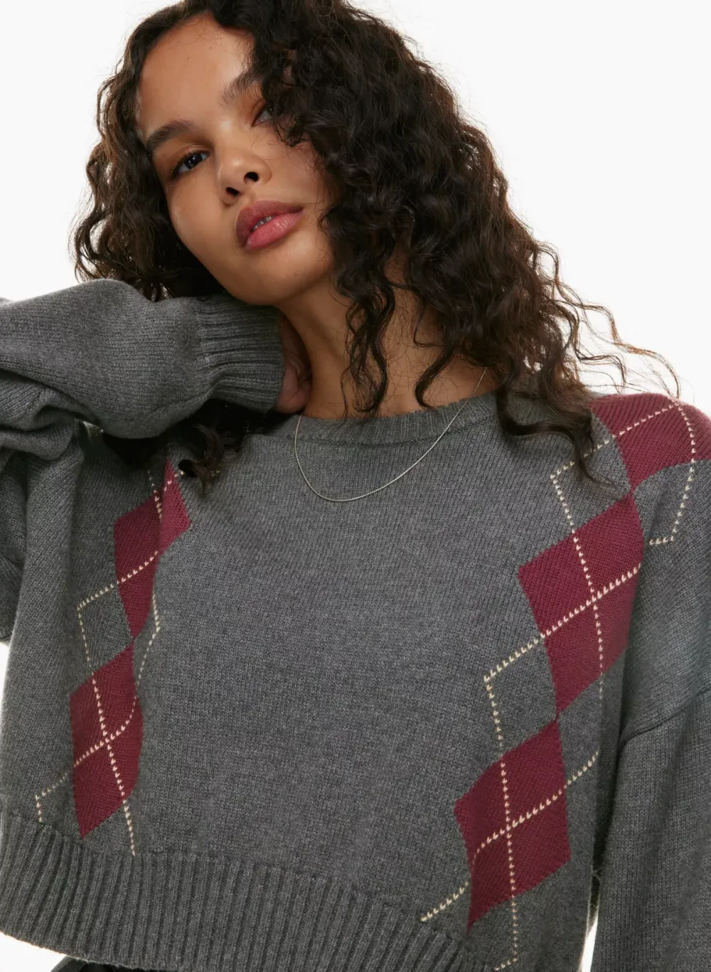 peggy cropped sweater