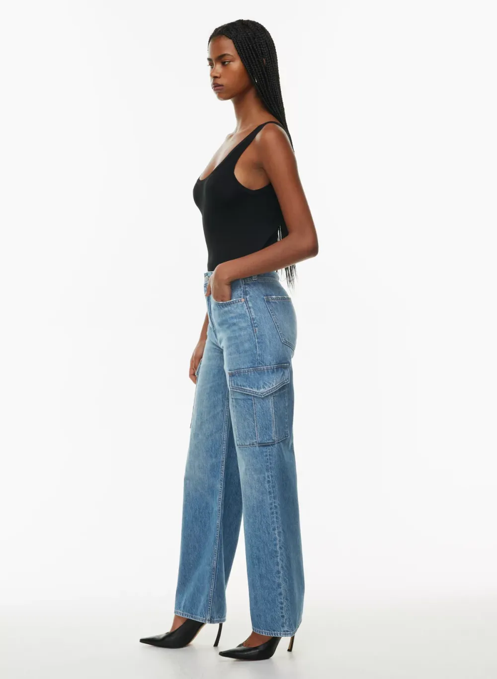 the farrah cargo hi-rise jean