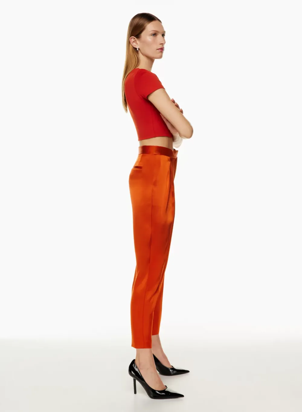 vogue satin pant