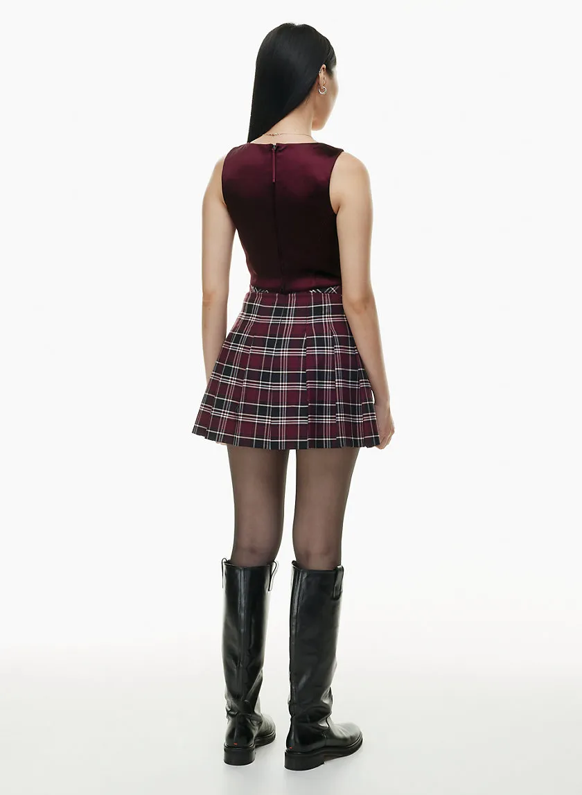 shiloh satin bustier