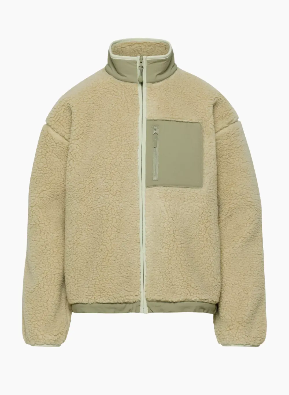 snoblock polar shred mockneck jacket