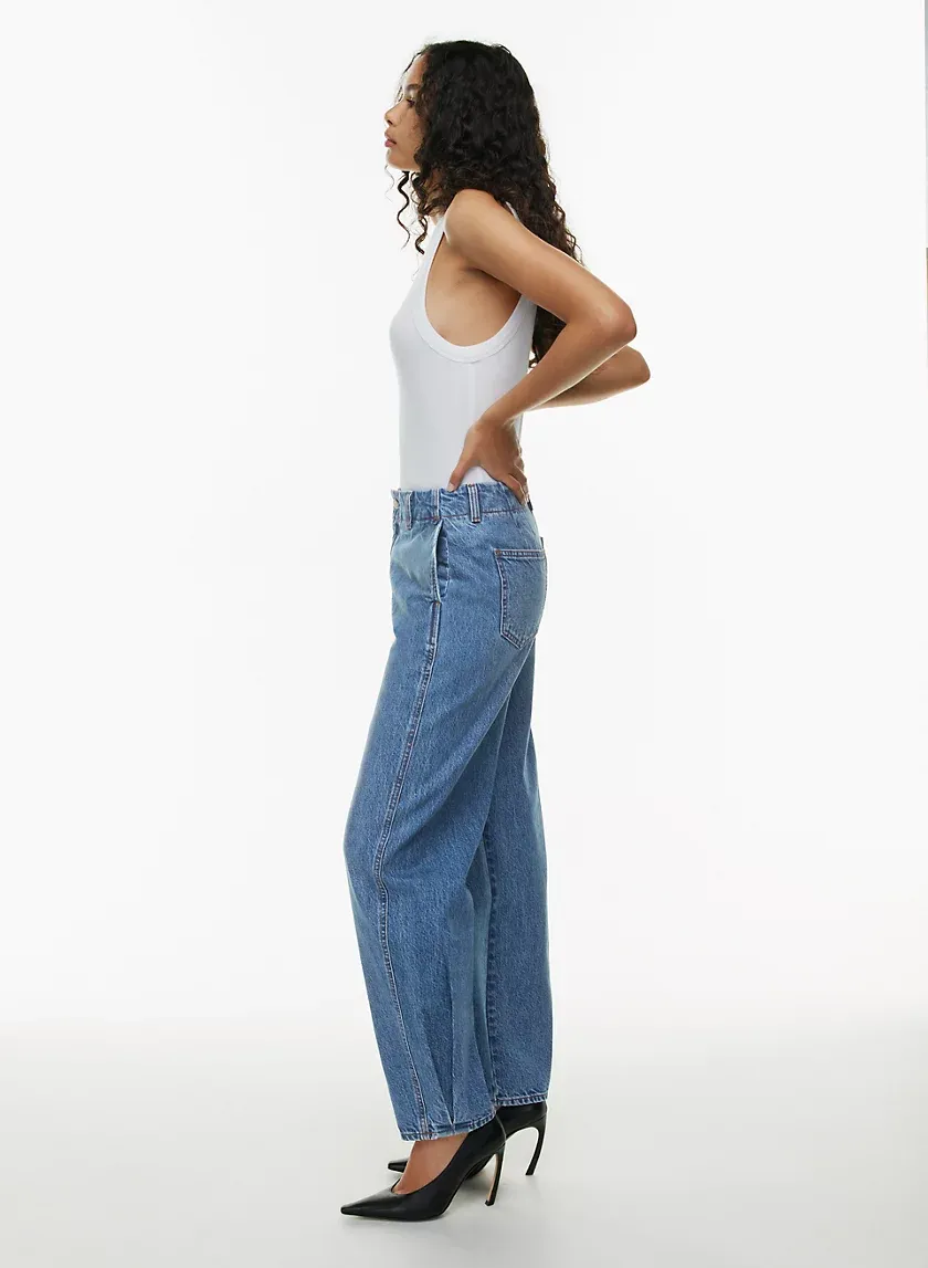 the '90s lana hi-rise baggy trouser jean