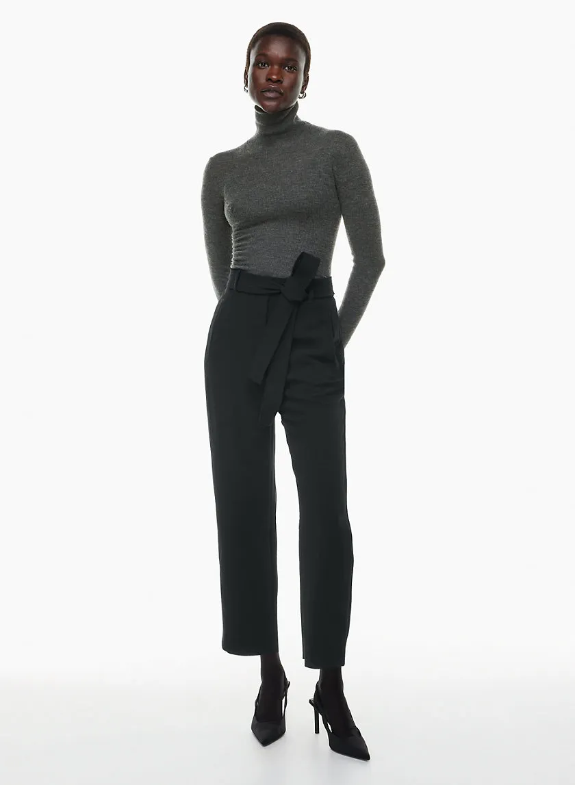 tie-front pant