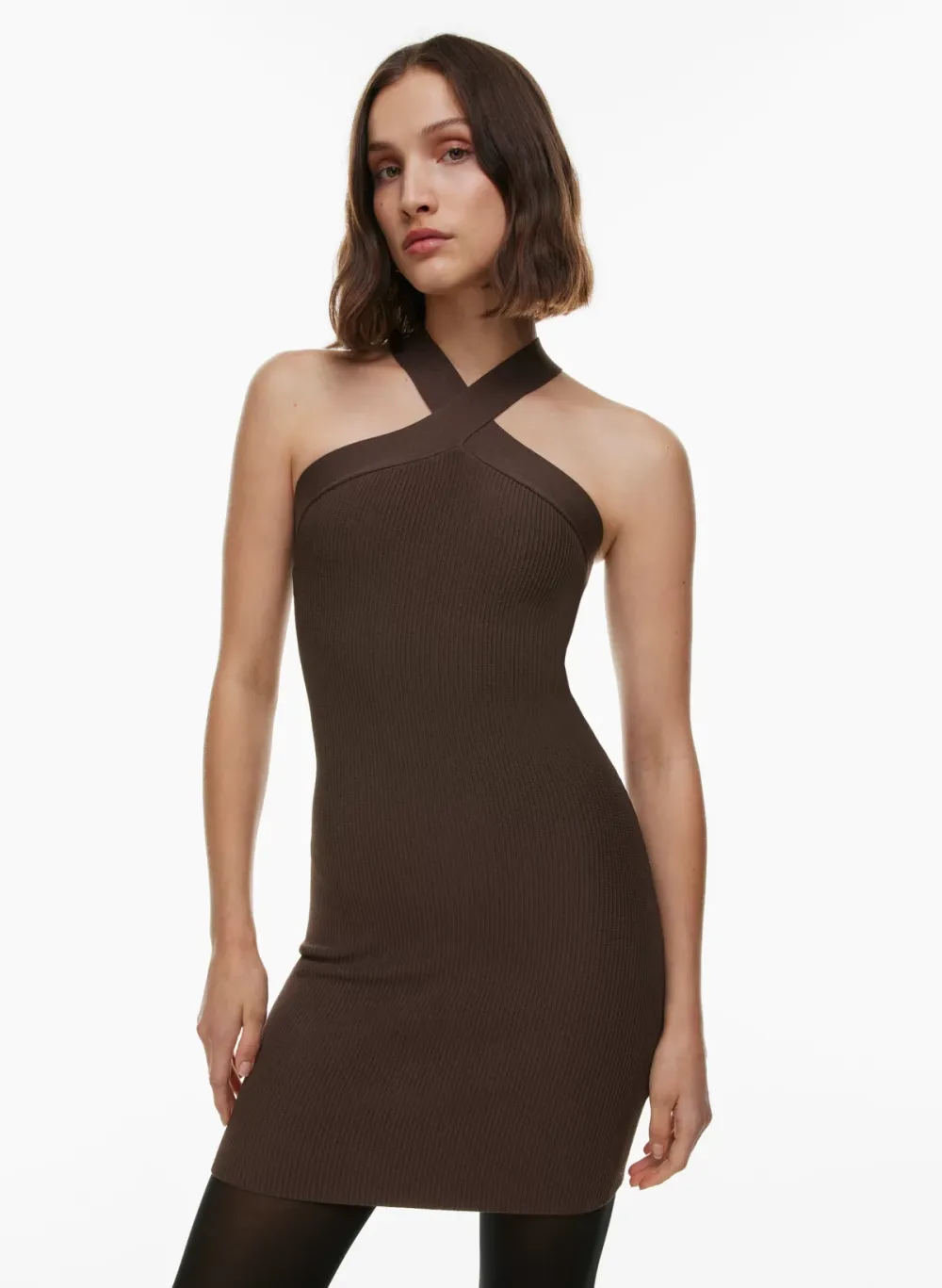 sculpt knit criss cross dress