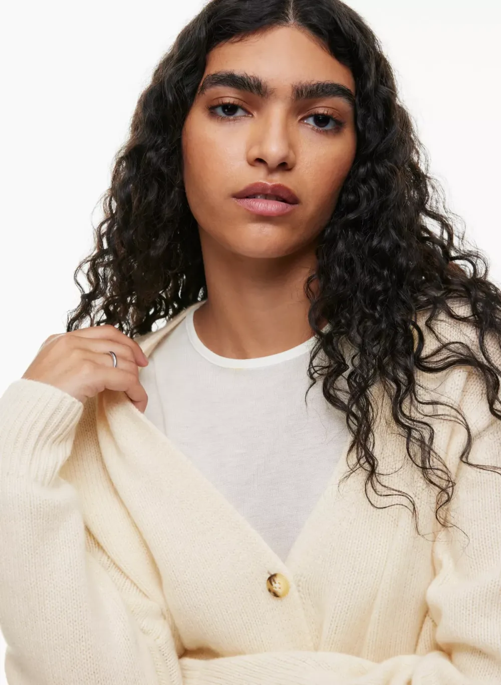 luxe cashmere parco sweater