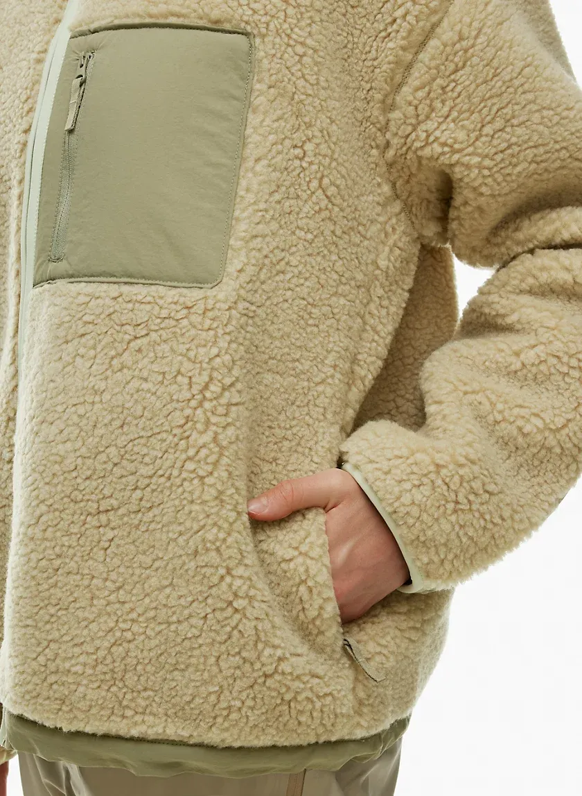 snoblock polar shred mockneck jacket