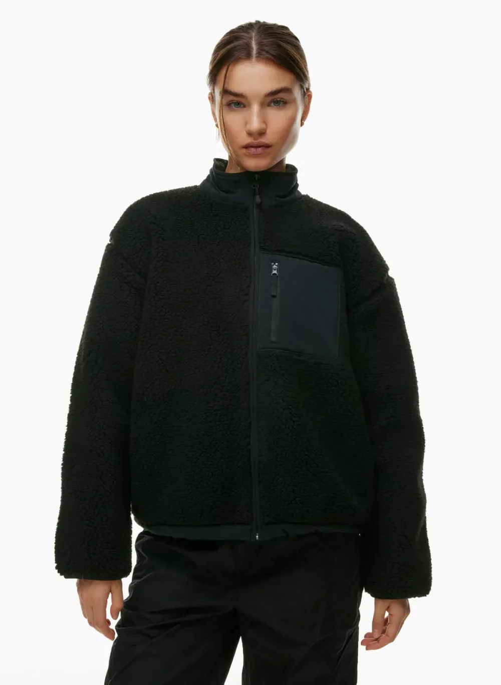 snoblock polar shred mockneck jacket