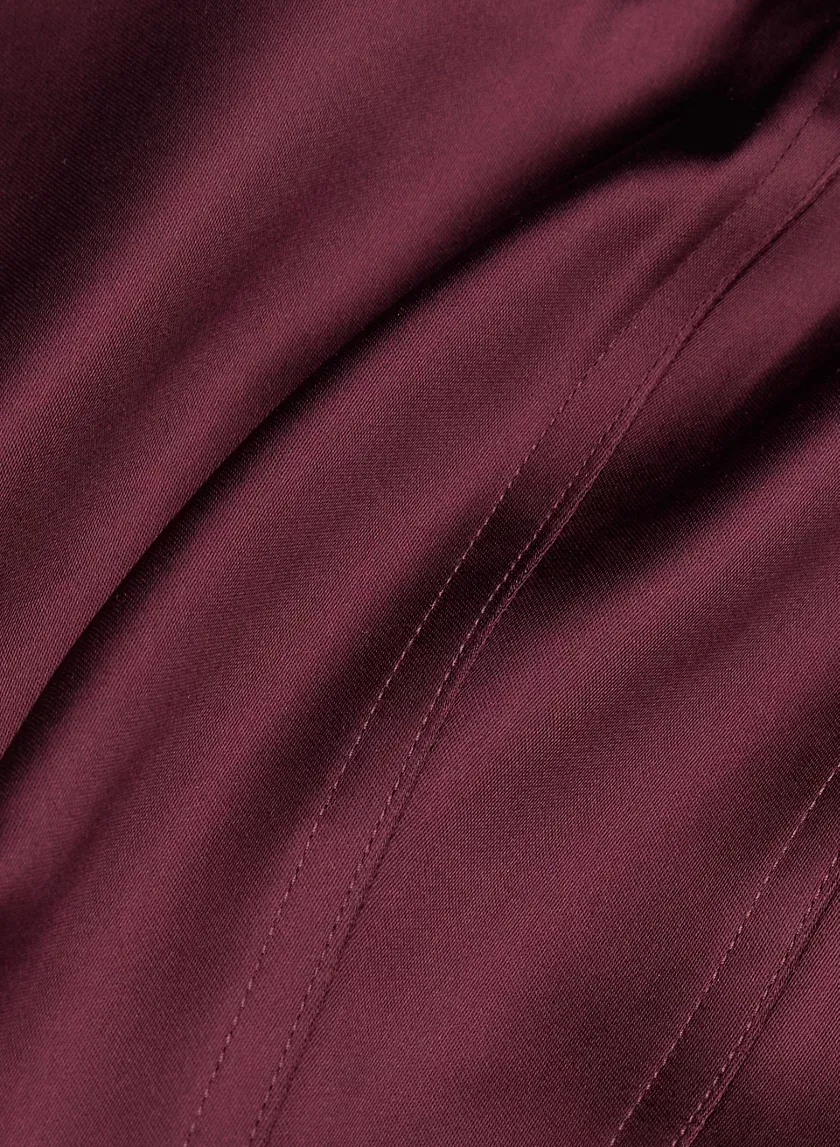 shiloh satin bustier