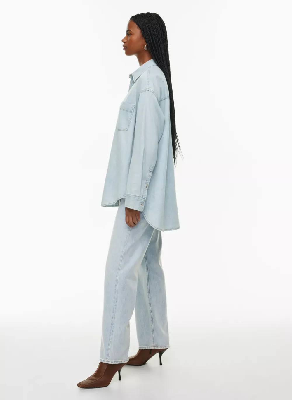 the '80s comfy denim shirt