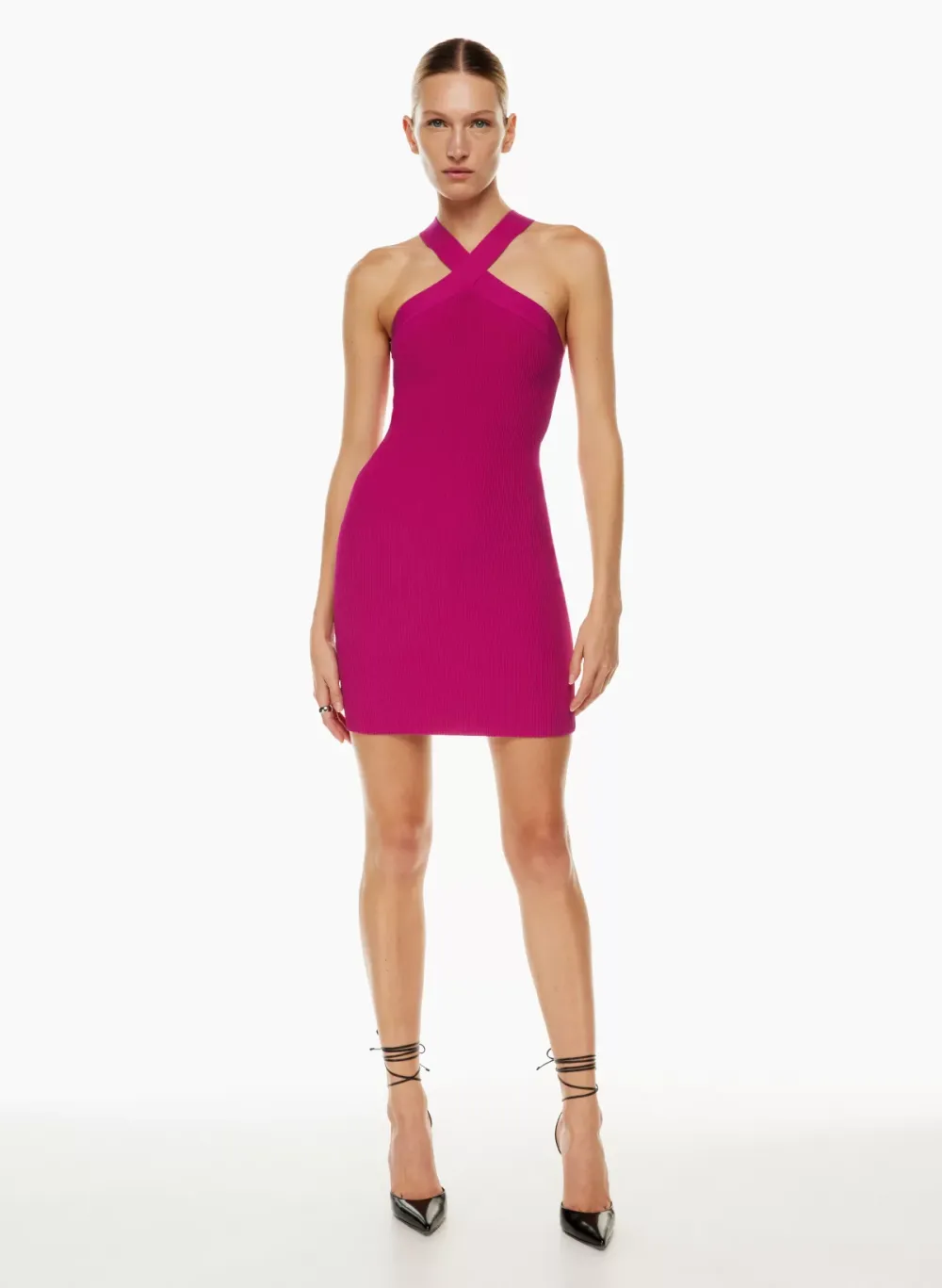 sculpt knit criss cross dress