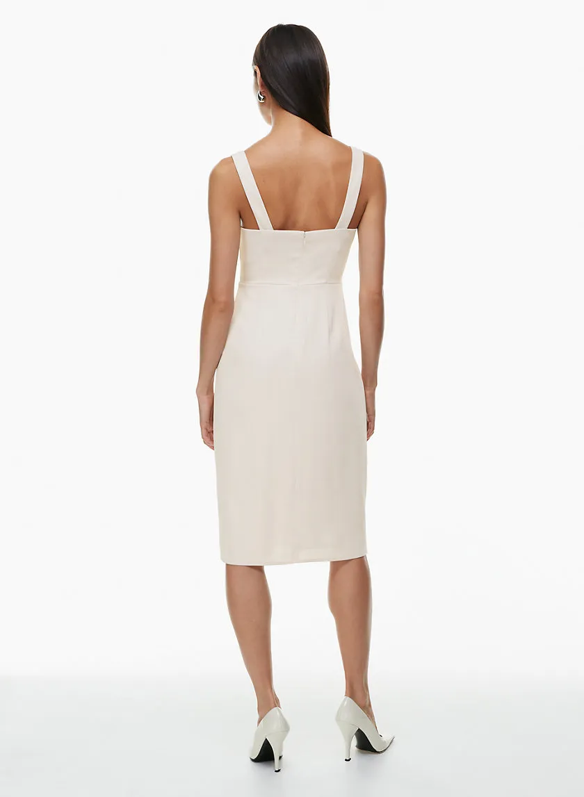 '90s slit midi dress