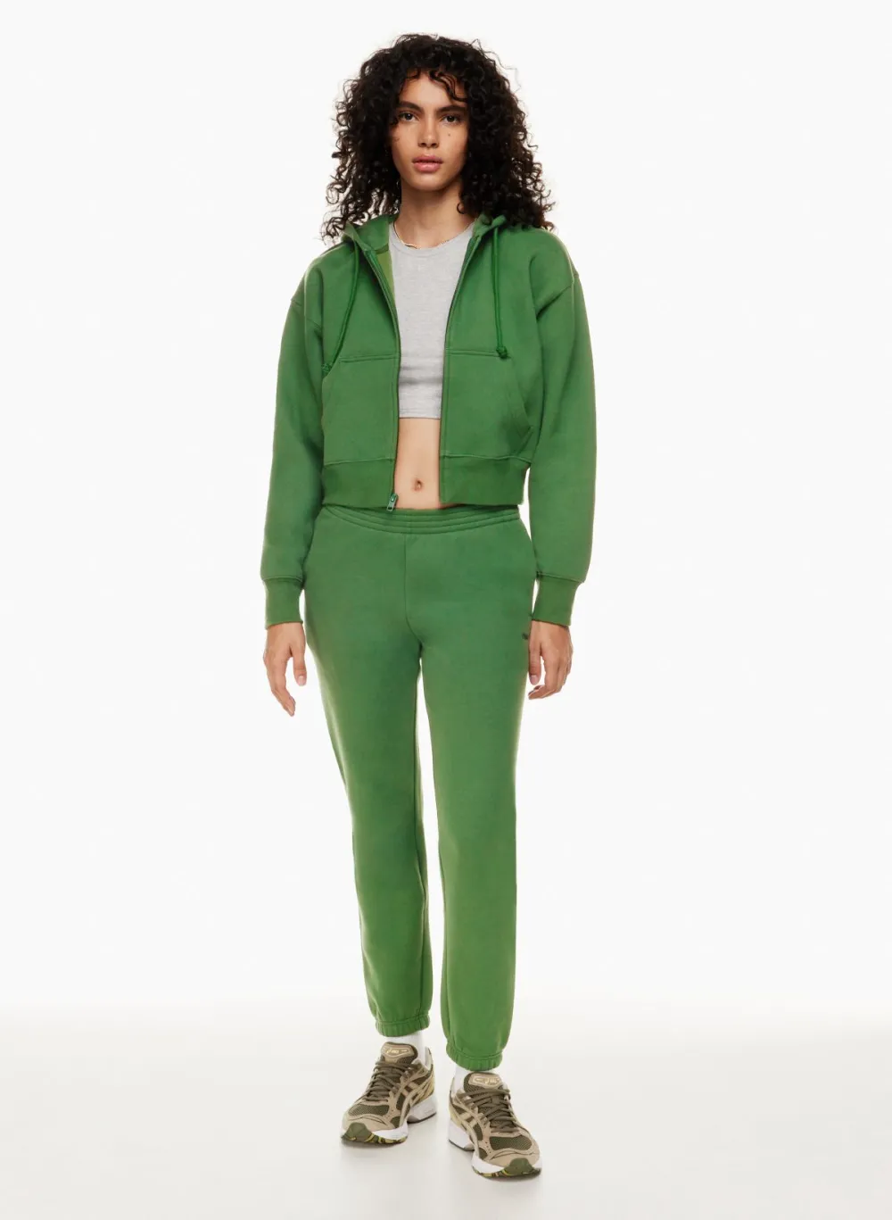 cozy fleece boyfriend boxy zip hoodie