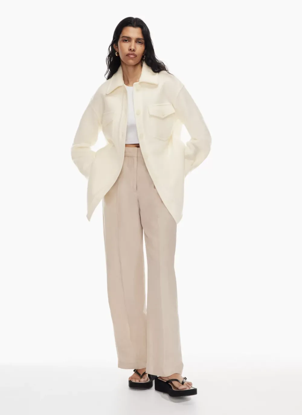 the gannaTM shirt jacket