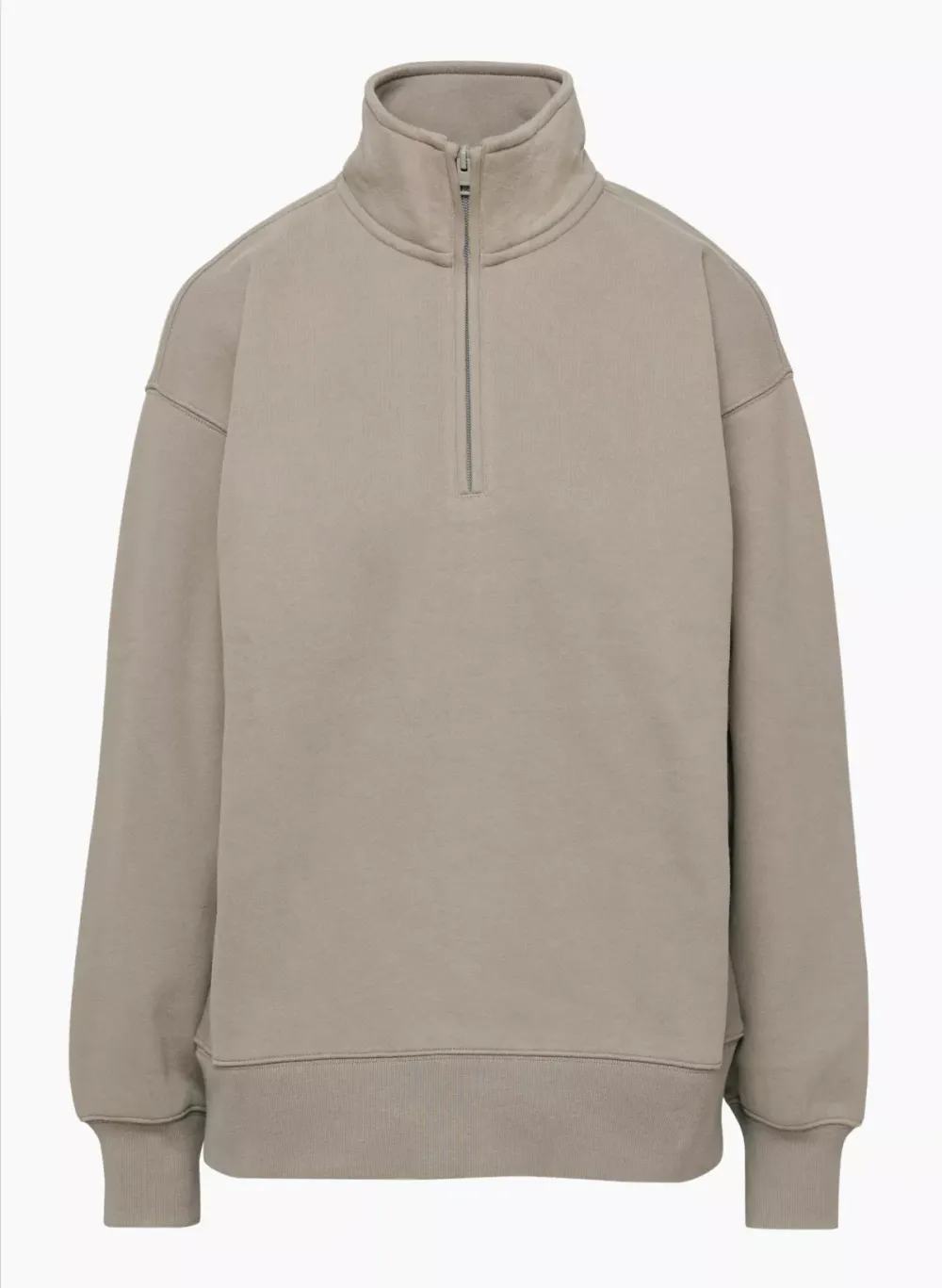 cozy fleece boyfriend 1/4 zip sweatshirt