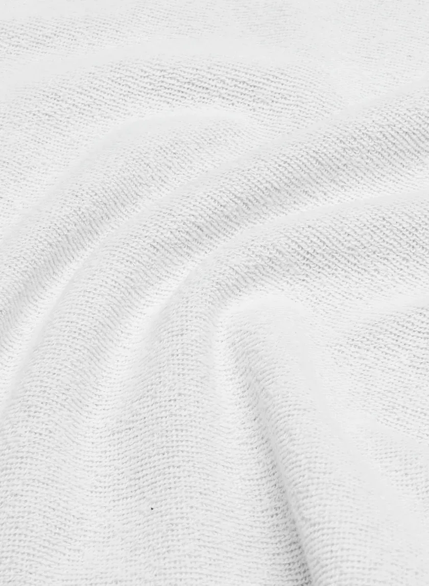 terry fleece perfect crew sweatshirt