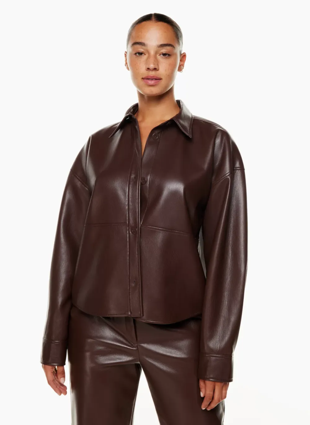 pelli hip shirt jacket