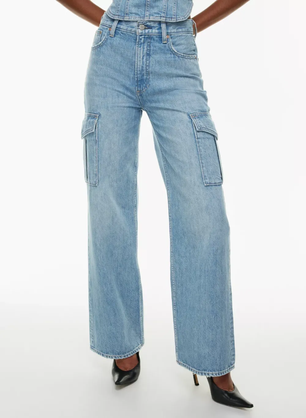 the farrah cargo hi-rise jean