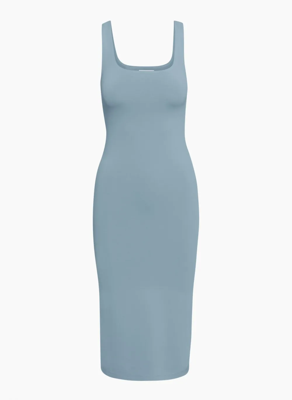 contour squareneck midi dress