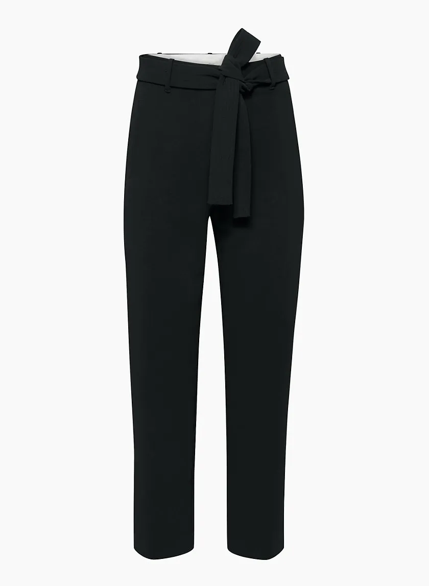 tie-front pant